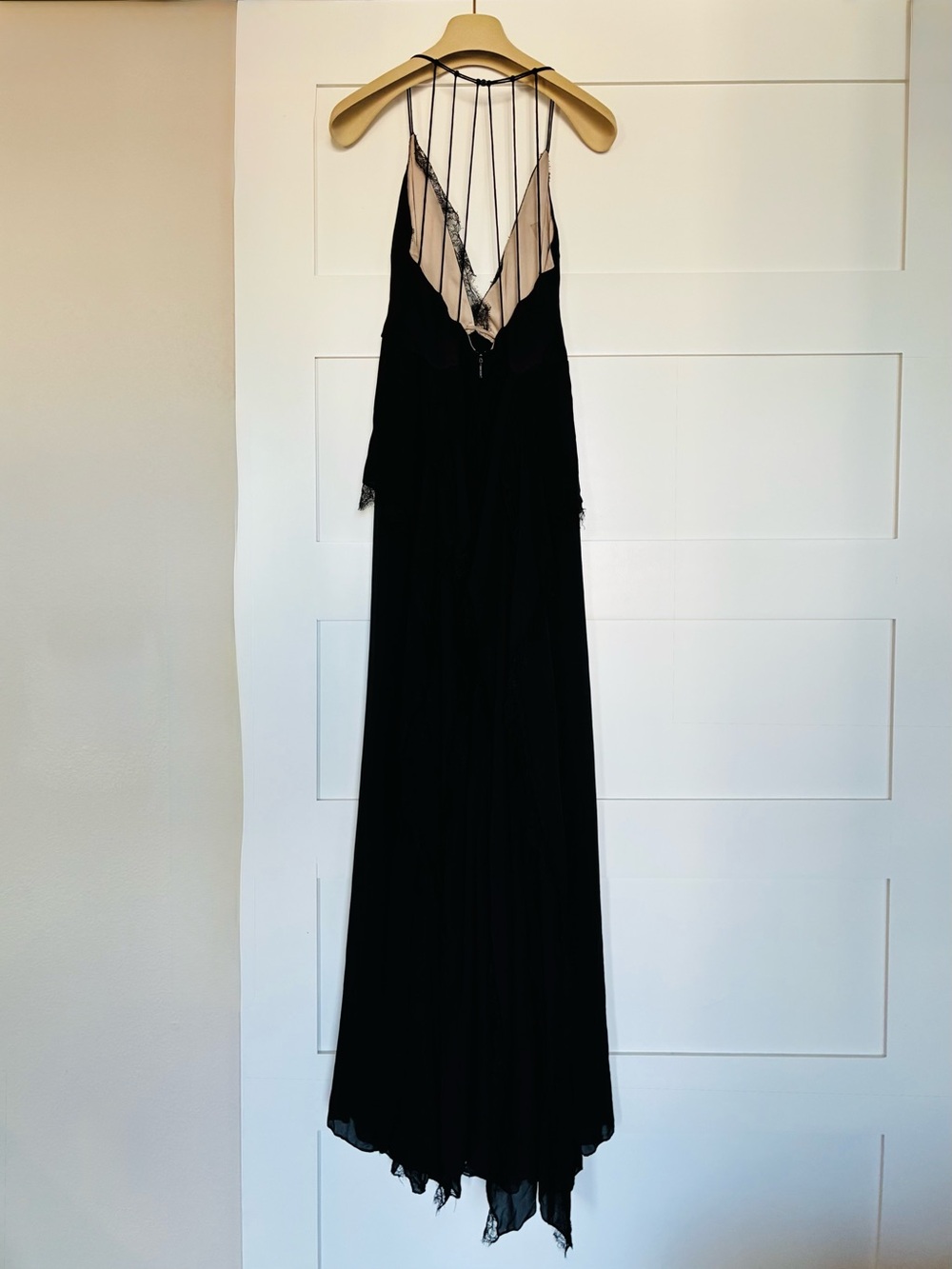 Haute Hippie S Black Lace Maxi Slip Dress - Picture 3 of 8